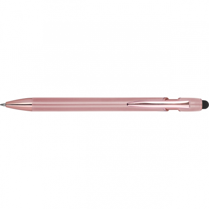 Ручка полугелевая BELO HORIZONTE из перераб. алюминия, розово-золотой
