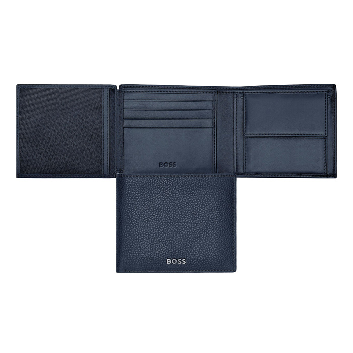Кошелек Classic Grained Navy, тёмно-синий