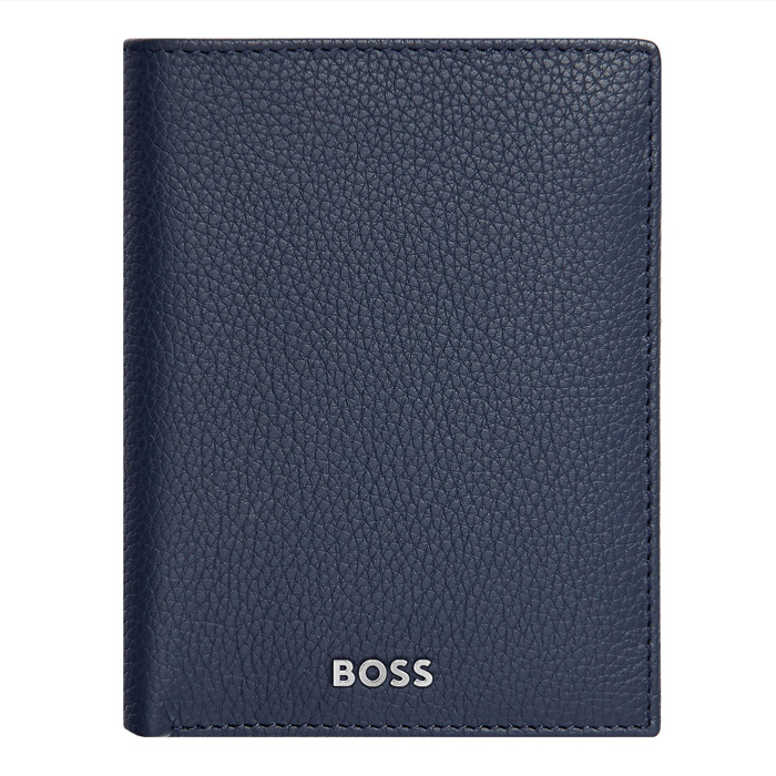 Кошелек Classic Grained Navy, тёмно-синий