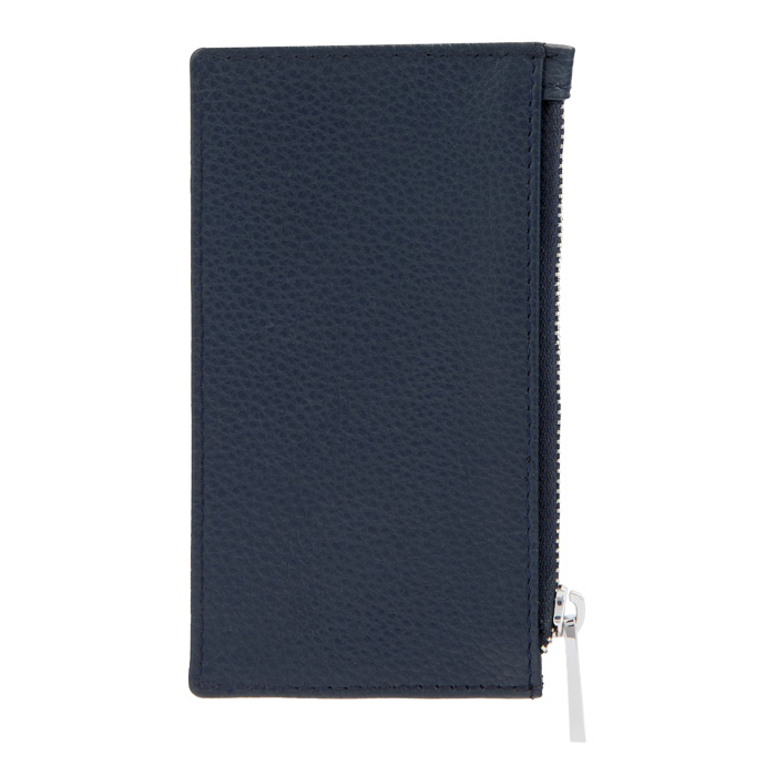 Футляр для кредитных карт Classic Grained Navy, тёмно-синий
