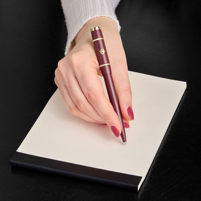Ручка шариковая Rive Signature Lady Burgundy, тёмно-красный