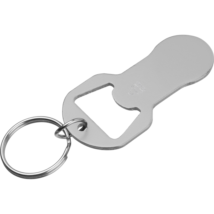 Брелок с открывалкой для бутылок OLIWIER, серый, Macma