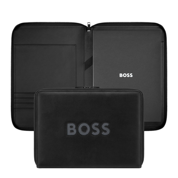 Папка формата А4 Boss Cut Out Black & Grey, чёрный
