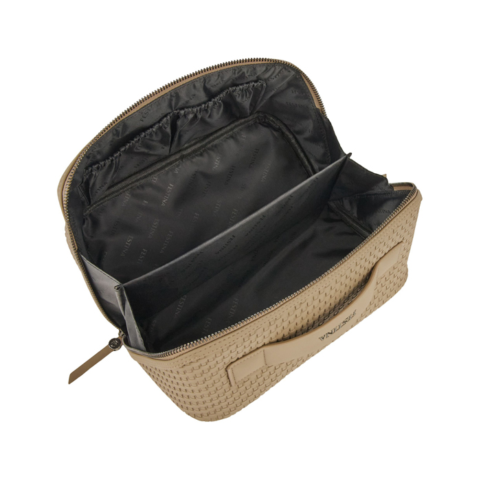 Дорожный несессер Interlace Taupe, бежевый