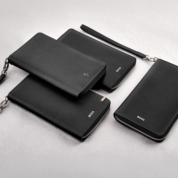 Дорожный кошелек Iconic Black, чёрный