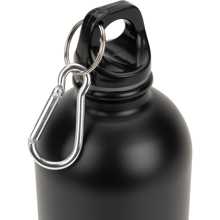 Бутылка для питья 500 мл New York из нержавеющей стали, чёрный