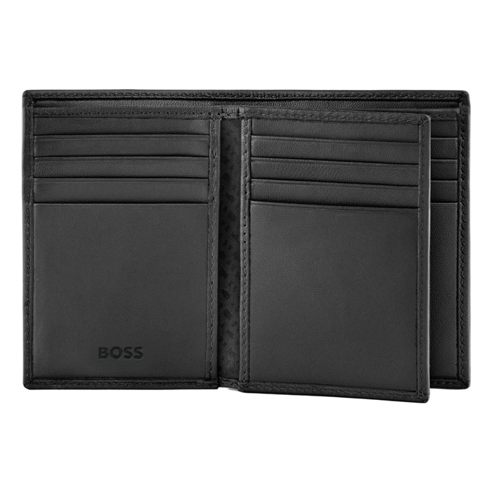 Футляр для кредитных карт Double B Saffiano Black, чёрный
