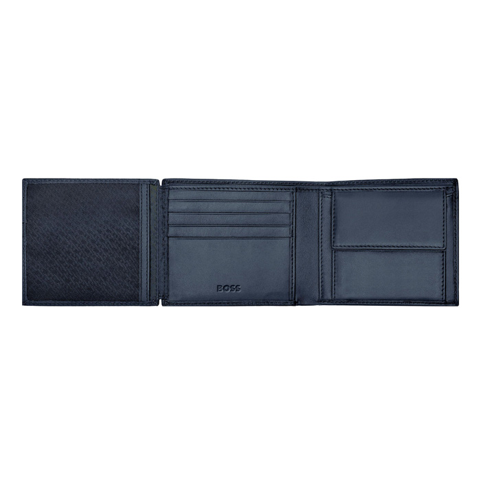 Кошелек Classic Grained Navy, тёмно-синий