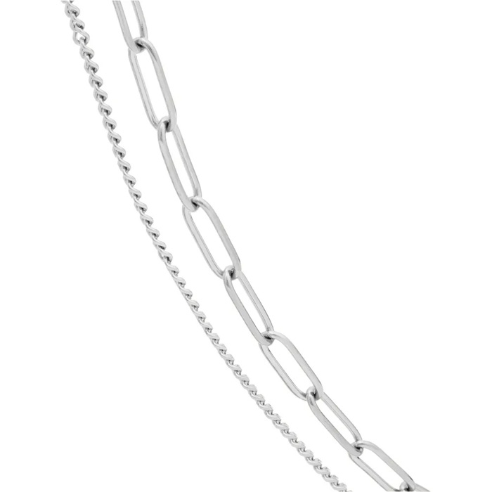 Ожерелье Olympe Silver, нержавеющая сталь