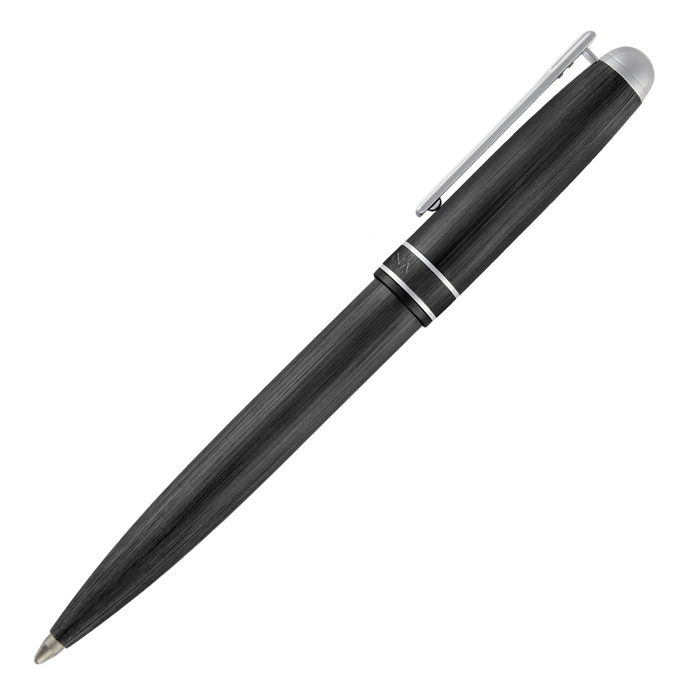 Шариковая ручка Classicals Brushed Black & Chrome, чёрный