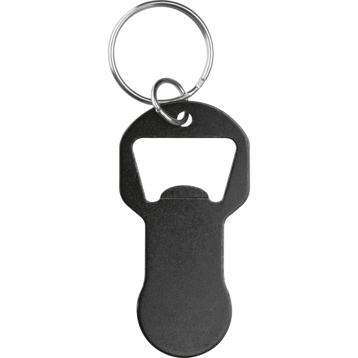Брелок с открывалкой для бутылок OLIWIER, чёрный, Macma
