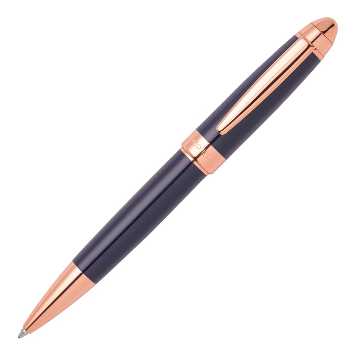 Ручка шариковая Icon Blue/Rose-gold, тёмно-синий