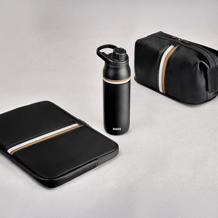 Термобутылка Iconic Black 600 мл, чёрный