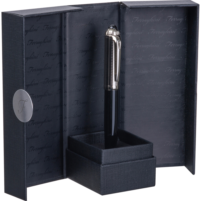 Ручка-роллер AUDREY, чёрный, Ferraghini