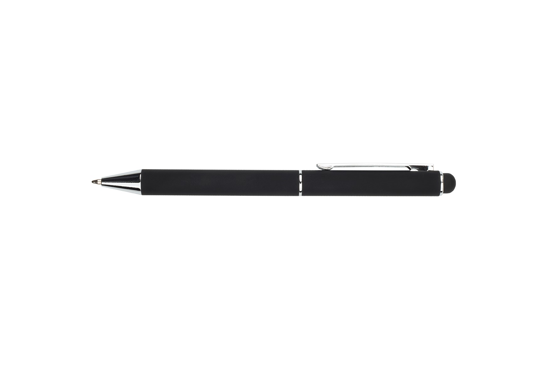 Шариковая ручка с покрытием soft-touch и стилусом CLAUDE Pierre Cardin