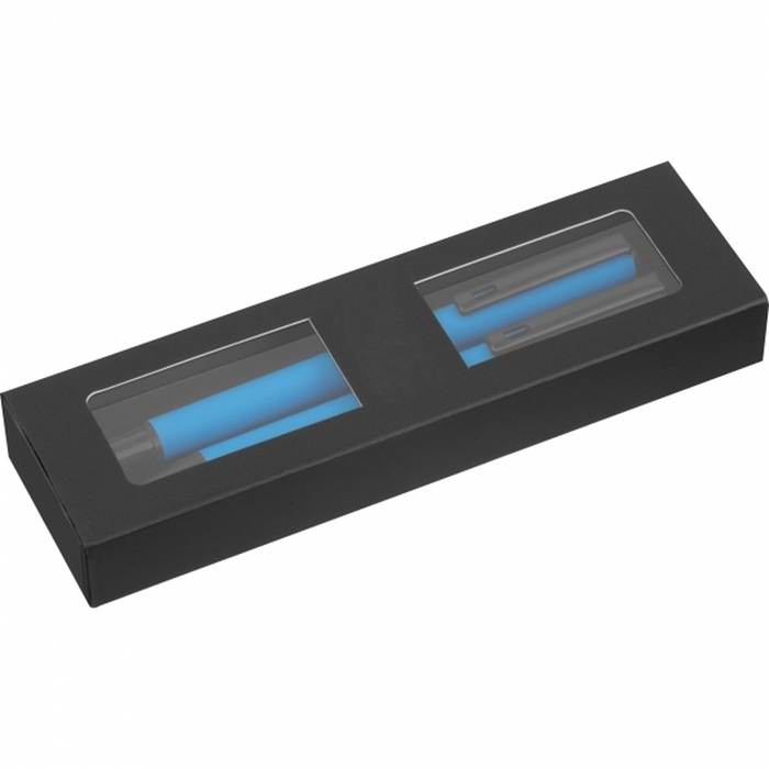 Набор: ручка шариковая и ручка-роллер CANTERBURY, синий