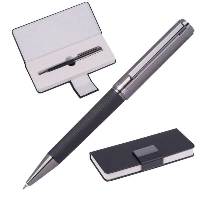 Ручка шариковая CAROLINA, чёрный, CrisMa