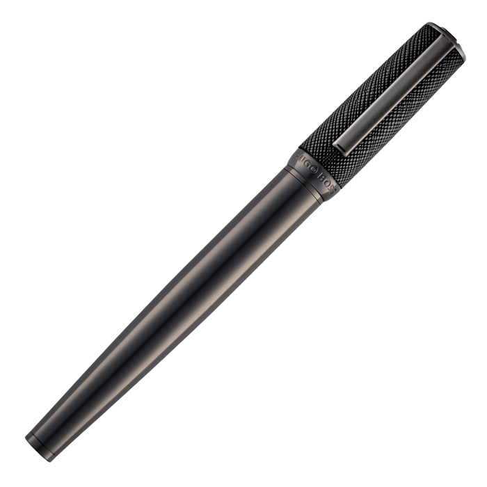 Ручка-роллер Double B Saffiano Black, чёрный
