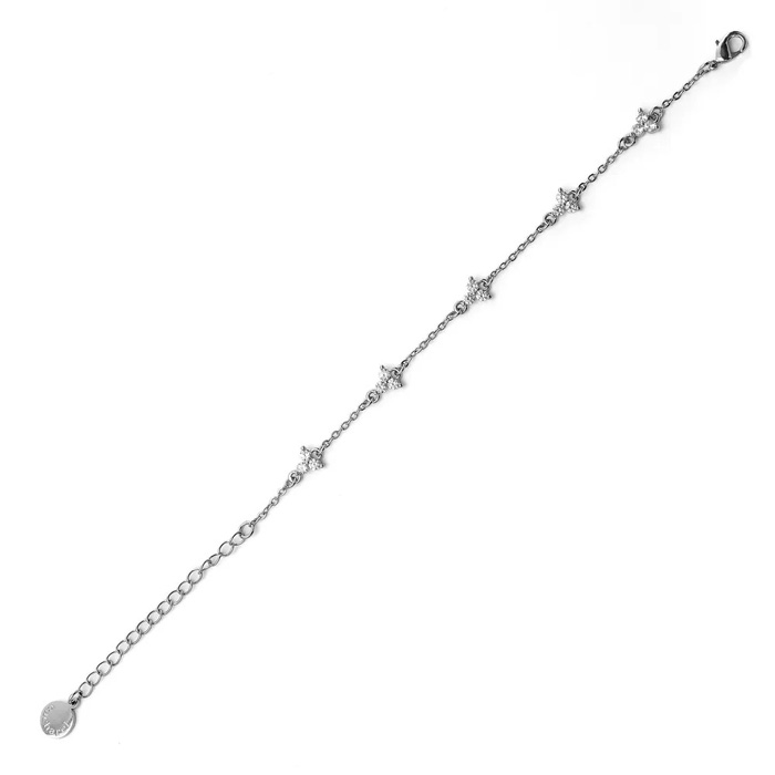 Браслет Ambre Silver, латунь