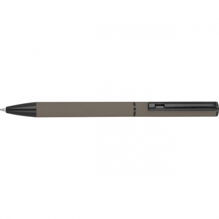 Набор: ручка шариковая и ручка-роллер CANTERBURY, тёмно-серый