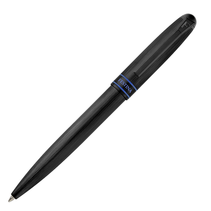 Шариковая ручка Classicals Brushed Black Edition Blue, чёрный